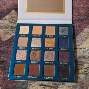BH Cosmetics Love in London 16-Color Palette – Lightly Swatched